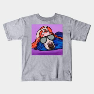 Cool Cooper the Basset Hound Kids T-Shirt